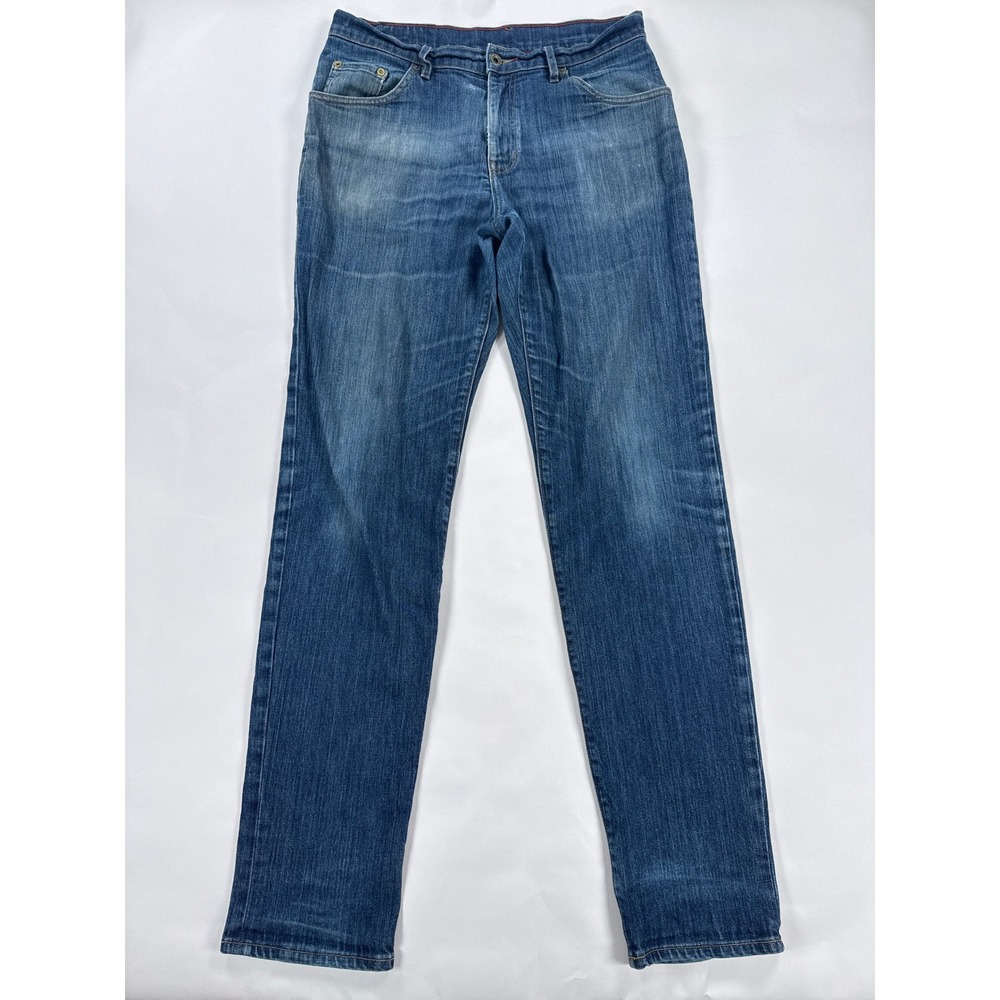 Raleigh Denim Mens Jeans 32 Blue Graham Slim Straight Leg Handcrafted Americana